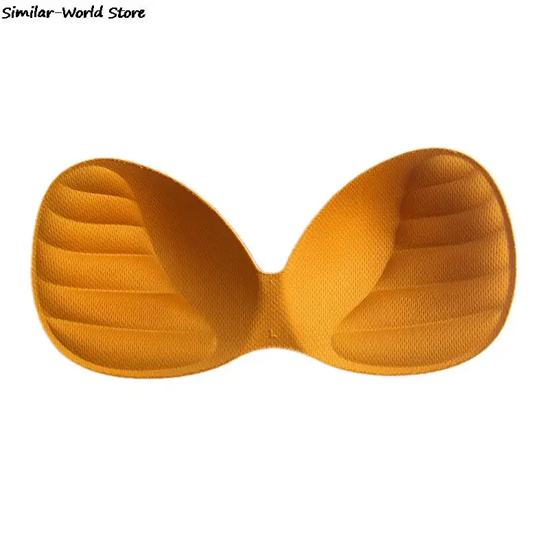 Body-fitted Design Women Swimsuit Pad Insert Breast Bra Enhancer Push Up Bikini Padded Inserts Chest Invisible Pad