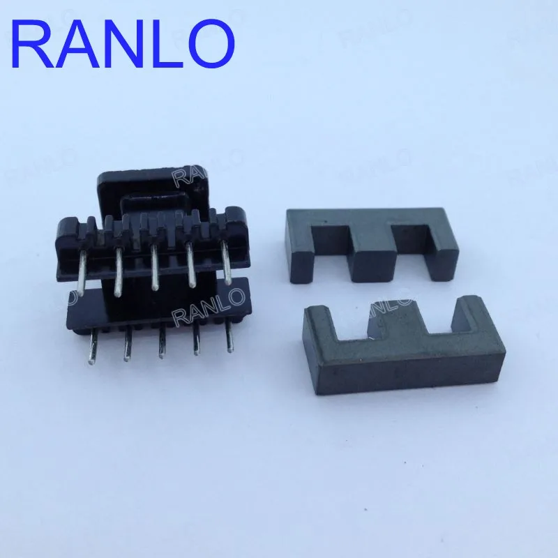 EE25  5+5pin Transformer Bobbin PC40 Ferrite Core Vertical