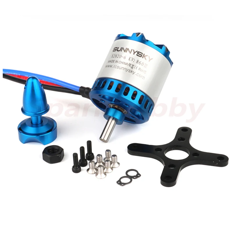 SUNNYSKY X2814-III X2820-III 860/900/1000/1200/1250KV 3-4S Brushless Motor Large Thrust for RC Quadcopter Airplanes Fixed Wing