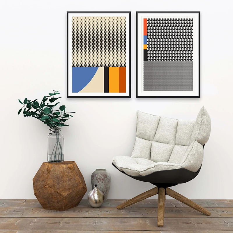 

Abstract Minimalist Line Color Geometry Gallery Nordic Poster Wall Art Print Canvas Painting Home Decor Pictures For Living Room