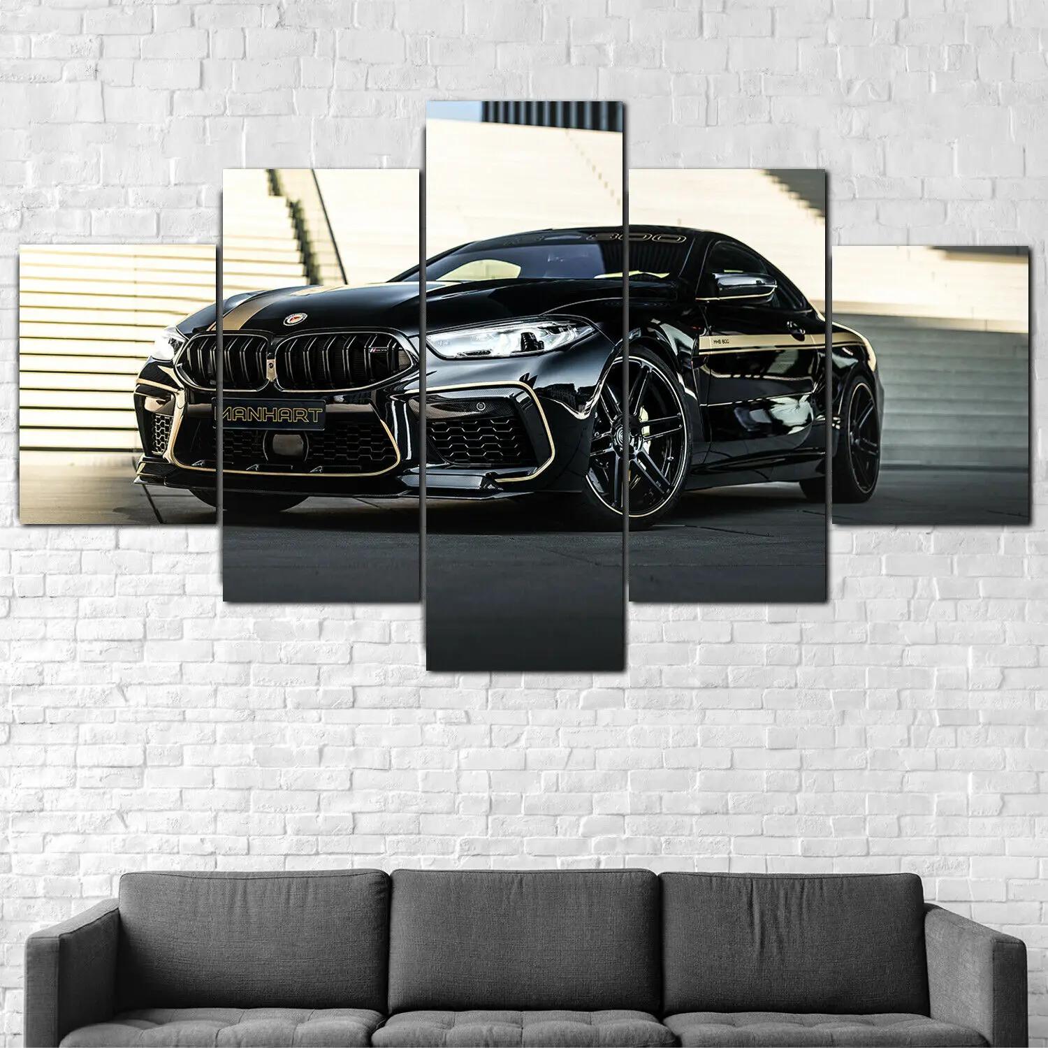 

No Framed Canvas 5Pcs 2020 Manhart MH8 800 Car Wall Posters Picture Painting Home Decor Accessories Living Room Decoration