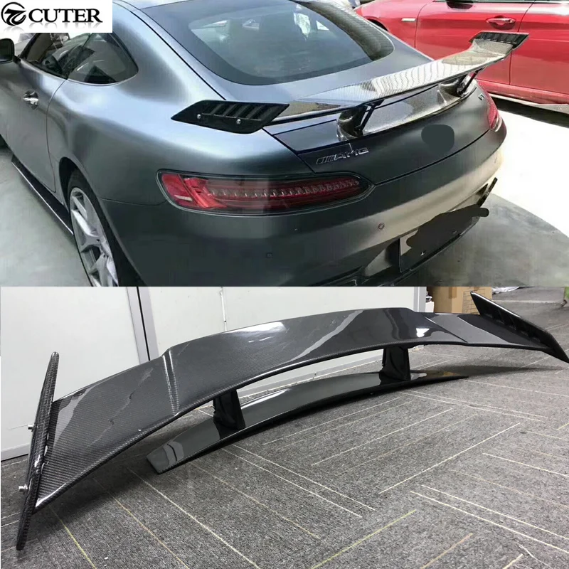 AMG GT Carbon Fiber Rear Spoiler Wings for Benz AMG GT Car Body Kit 15-16