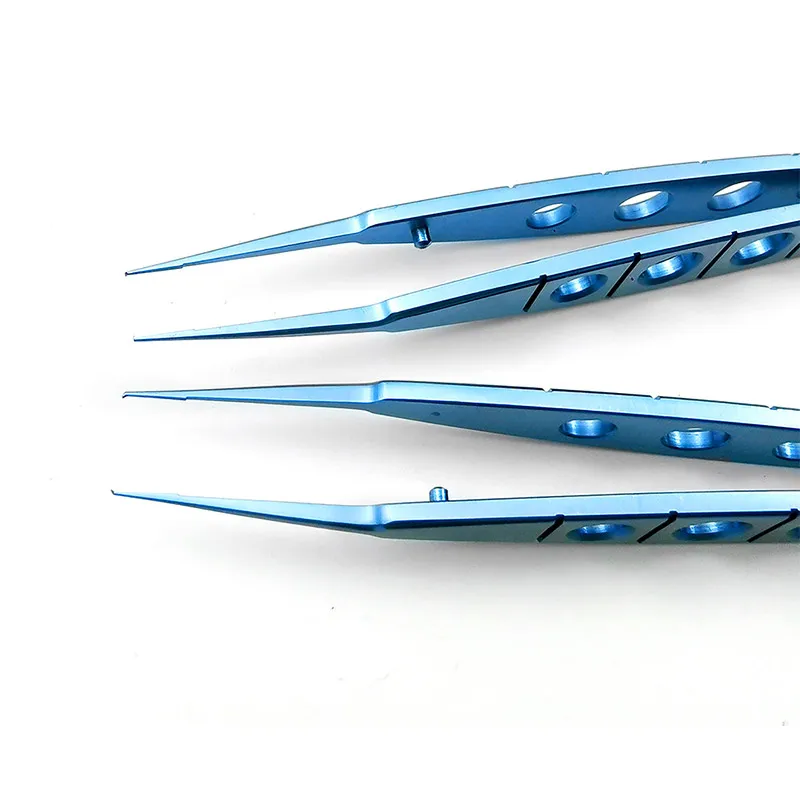 

Titanium Forceps Ophthalmic Tweezer Castroviejo Straight Toothed Forceps/Suturing Forceps Instrument Ophthalmic