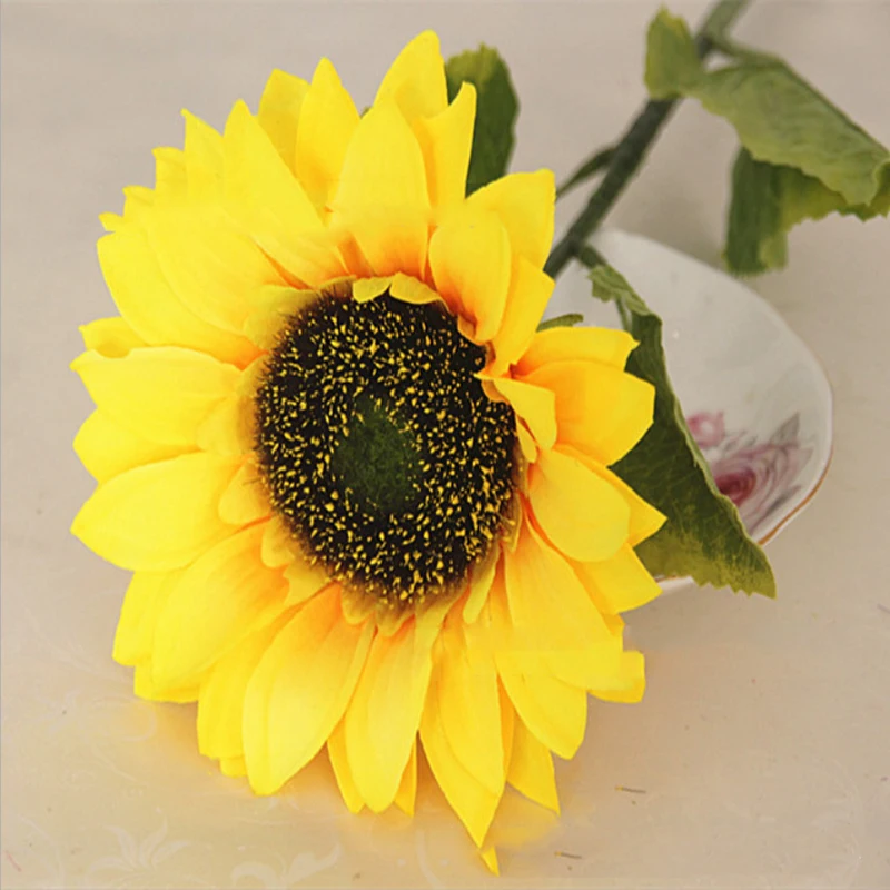 

Single Sunflower Living Room Simulation Sunflower Simulation Sunflower Floor Flower Festival Party Layout Home Decoration Fruit