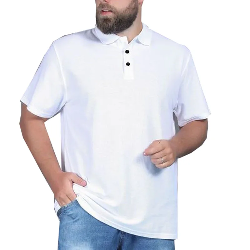 Summer Large Size Shirts 12XL Bust 160cm 11XL 10XL 9XL Thin Style Loose Polo Shirts Men