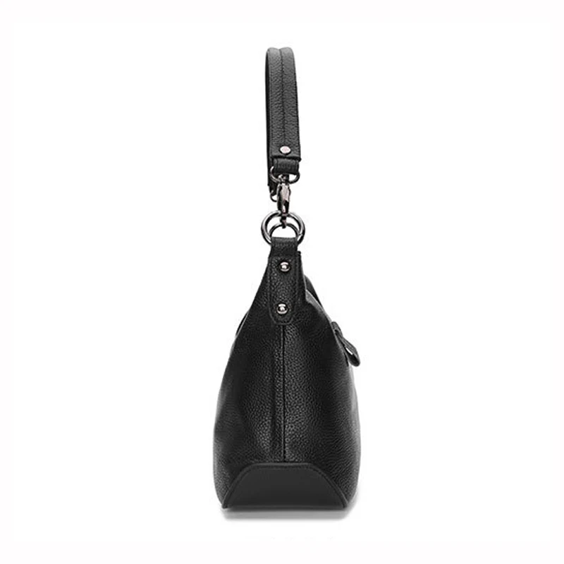 Hobo Bag, Female Leather Messenger Bag, 100% Real Cow Skin, Women\'s Genuine Leather Shoulder Bag, Cross body Bag, A471