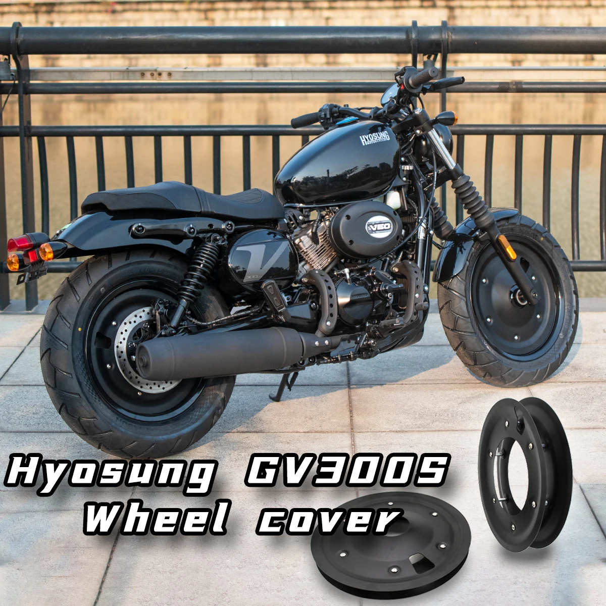 

Motorcycle Wheel Tire Rim Hub Center Cap Cover Modified Accessories for Hyosung GV125S GV300S