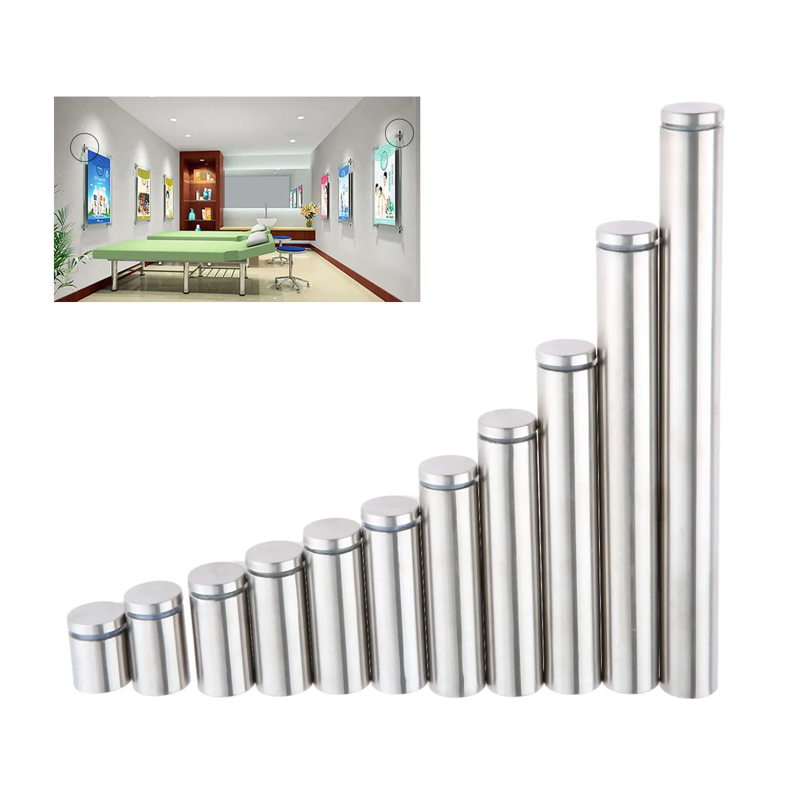 10Pcs/lot 25mm Stainless