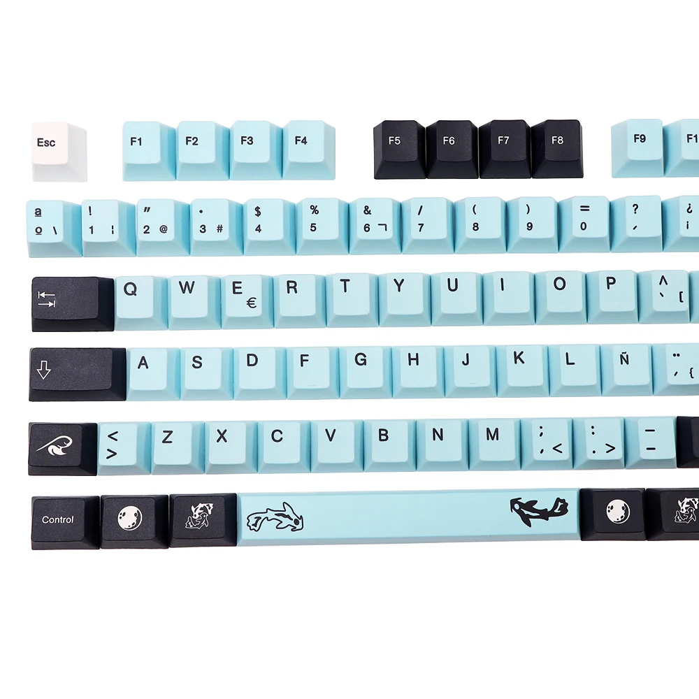 GMK-KEYミズpbtキーキャップ桜プロファイル染料subbキーキャップmxスイッチdz60 gk61 64 68 75 87 96 108スペインレイアウトisoキーキャップ