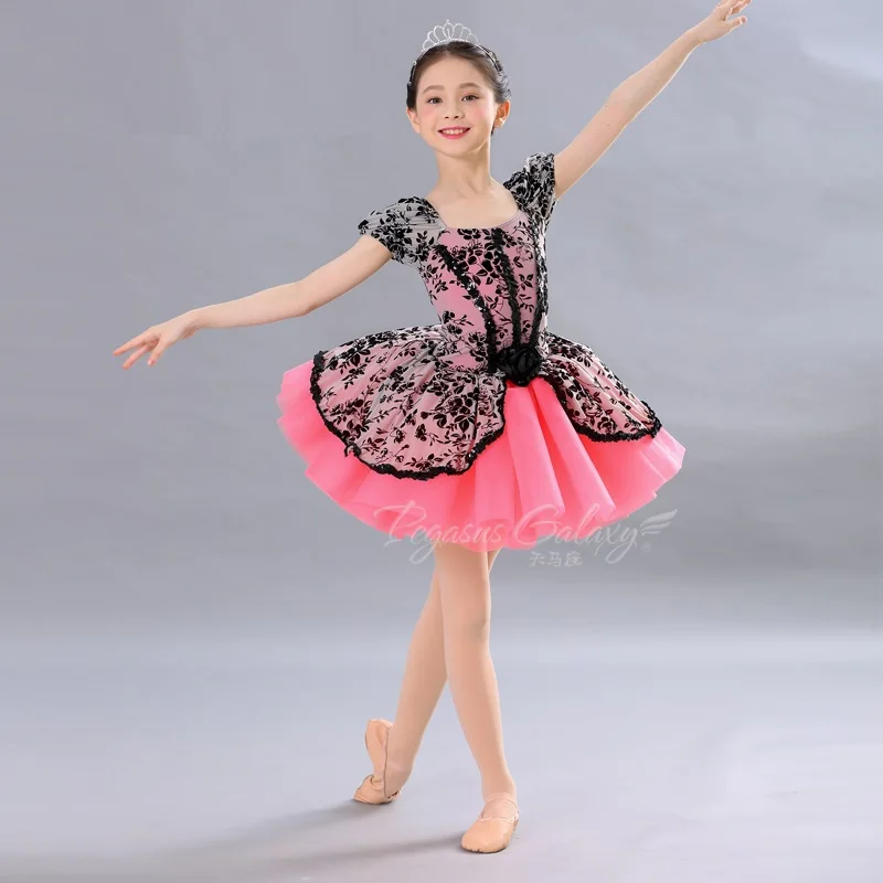 

H2704 Children Ballet Dance Dress Swan Lake Tutu Dresses Girls Performance Show Clothes Teenager Professional Competition Wear