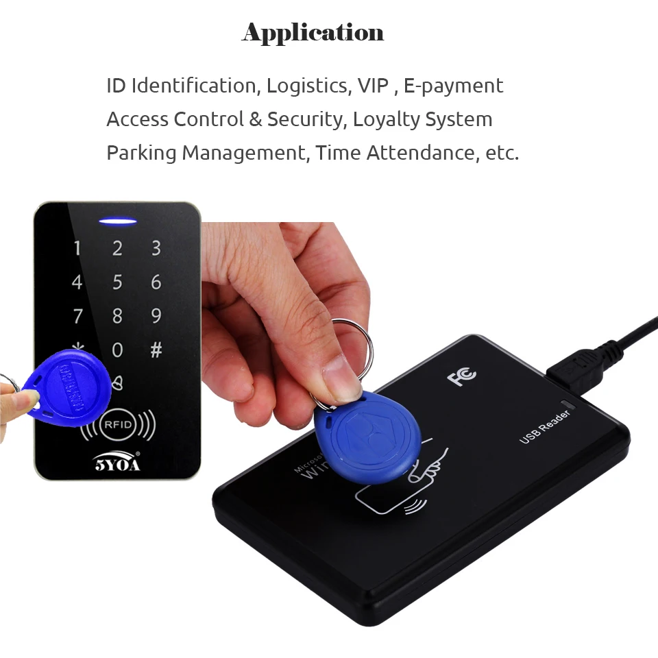 لوحة مفاتيح RFID 100 كيلو هرتز ، قراءة فقط ، 10 ألوان TK4100 EM4100 ، القرب ، بطاقة RFID للتحكم في الوصول ، وقت الحضور ، 125 قطعة
