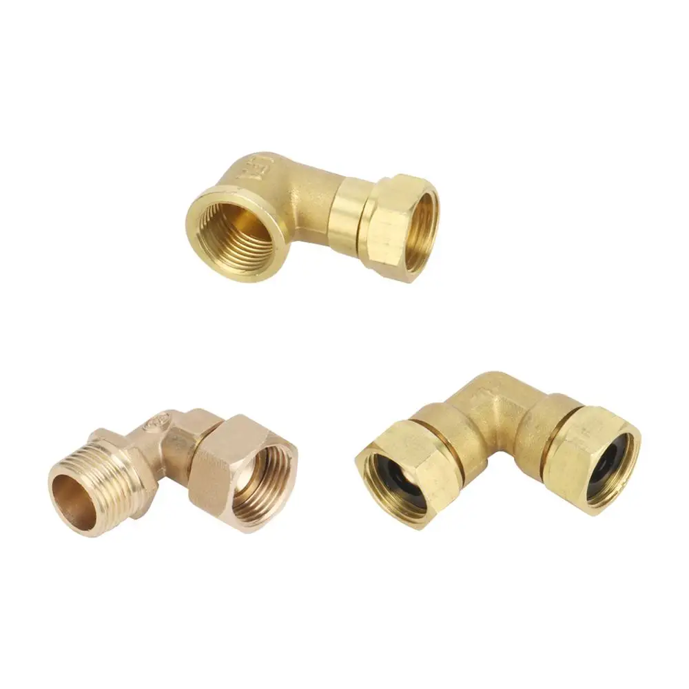 Brass Elbow G1/2 Junction Union Joint Coupling 1/2