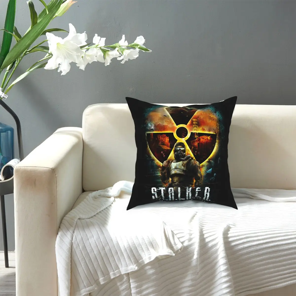 Stalker Shadow Of Chernobyl Pillow Cover Home Decorative Cushions Throw Pillow for Living Room Polyester Double-sided Printing