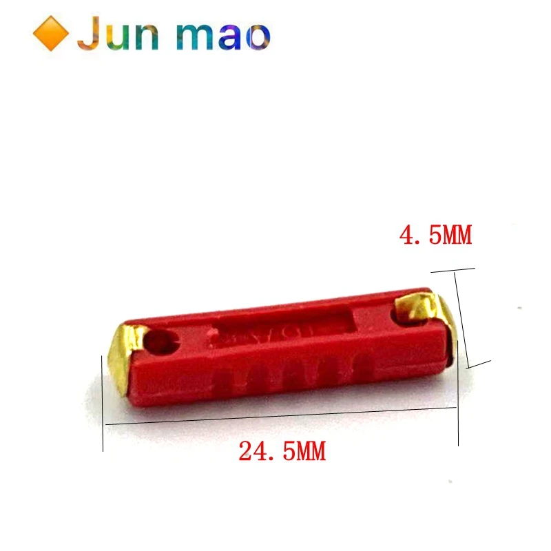 10pcs GBC East European automotive cylindrical fuse horizontal 5A8A16A20A25A30A automotive fuse tube