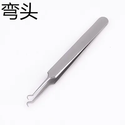 Pinzetta per punti neri per acne Pinzetta per rimozione comedoni brufolo in acciaio inossidabile Estrattore Pinzetta per la cura della pelle del viso Pulizia Strumento di bellezza Vendita