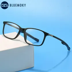 BLUEMOKY Fashion TR90 Anti Blue Light Glasses Women Men Spectacles Student Sport Glasses Frame