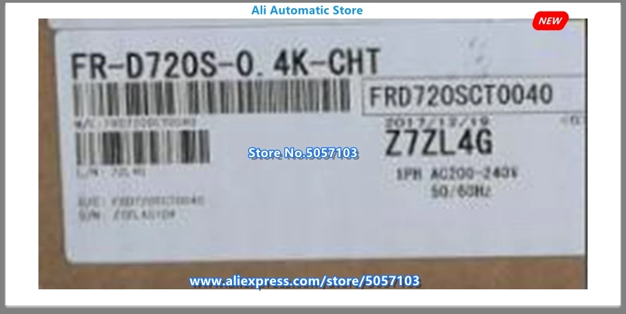 

FR-D720S-0.4K-CHT FR D720S 0,4 K, новый оригинальный преобразователь частоты