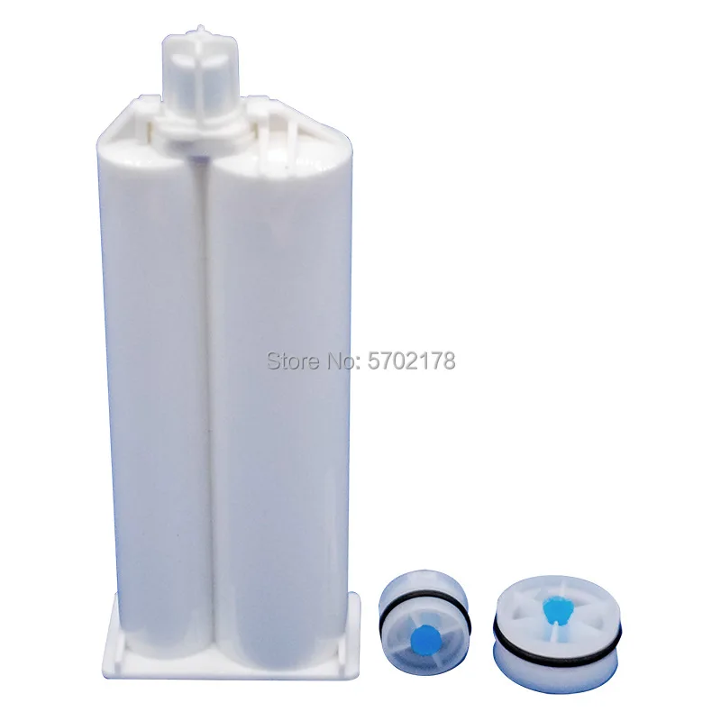 Jeringa dispensadora de dos componentes, 50 ML1: 1, 2:1, plástico AB, venta al por mayor, 5 unidades