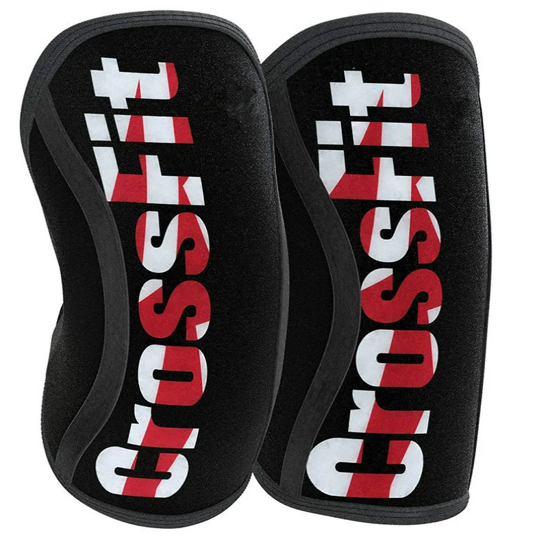 Knee Sleeves (1 Pair), 7mm Thick Compression Knee Braces Support for Weightlifting | Cross Training | Powerliftimen