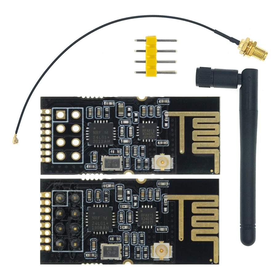 GT-24 2.4G SMD NRF24L01 1100 Meter Long-distance NRF24L01+PA+LNA SMD Wireless Module 1100meters 2.4G Antenna