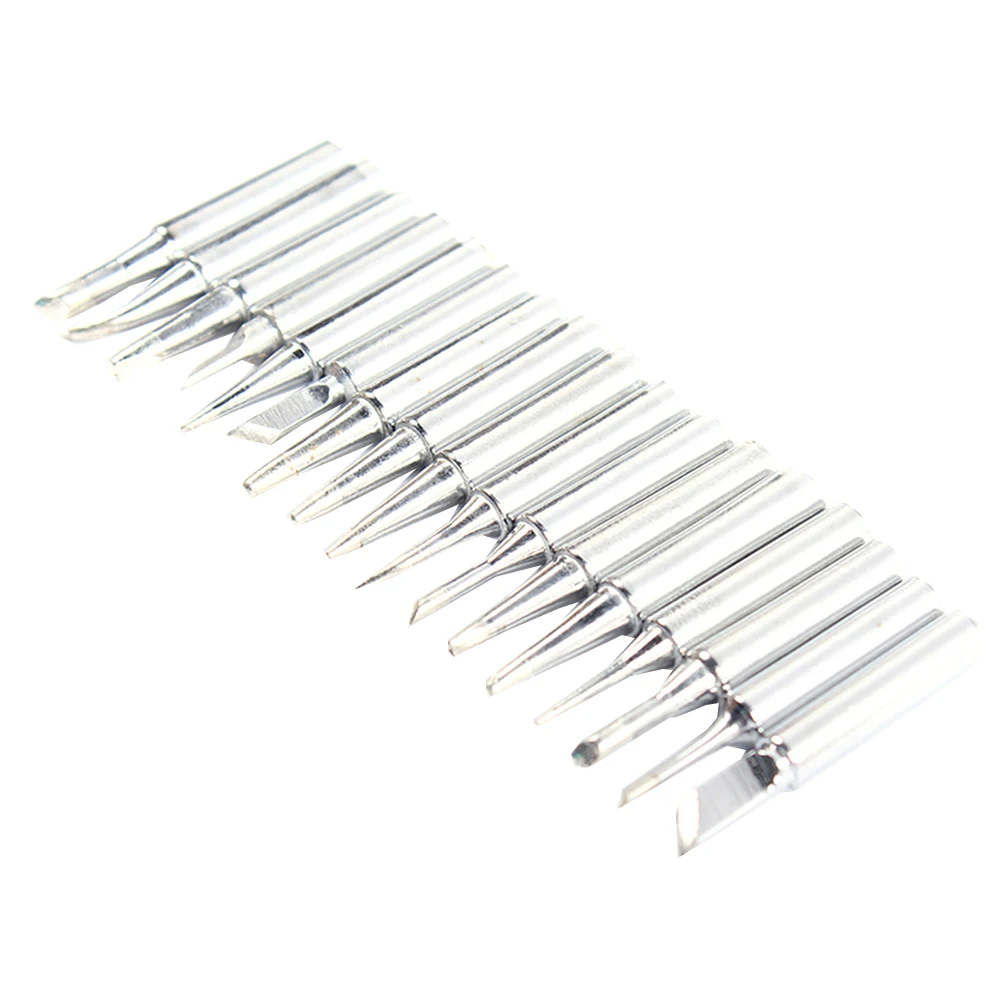 17Pcs/Lot Lead-Free Soldering Iron Tip AOYUE 900M-T High Quality For HAKKO 936 SAIKE ATTEN YIHUA Soldering Station  C0196