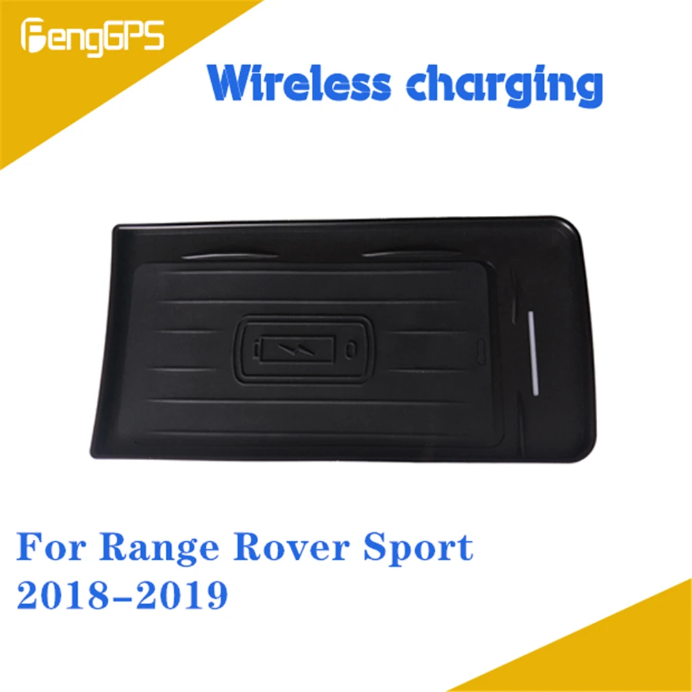 Quick Wireless Charger For Land Range Rover Sport 2018 2019 QI Fast Mobile Phone 10W Hidden Car Dashboard Holder Charging Pad