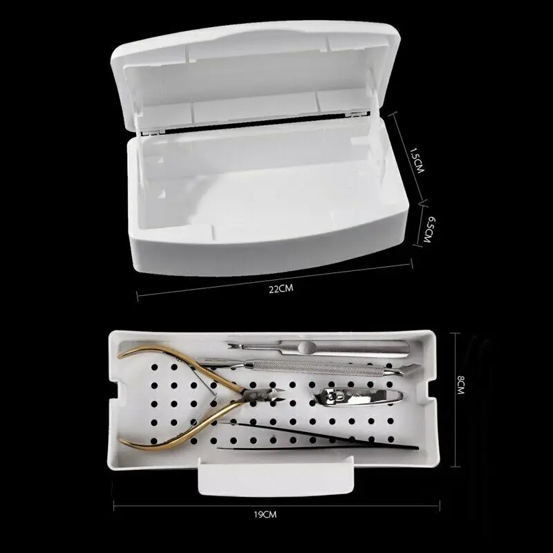 Portable Sterilizer Disinfection Cabinet Nair Art Sterilization Manicure Tools Household Handheld Sterilization Box