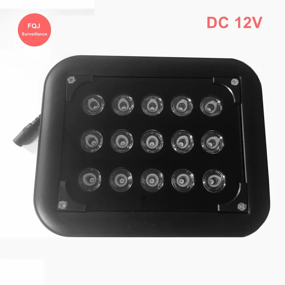 DC 12V CCTV светодиодный S 15 Массив ИК светодиодный осветитель Светильник ИК Инфракрасная Водонепроницаемая Ночное видение CCTV заполняющий светильник для видеонаблюдения AHD CCTV IP Камера