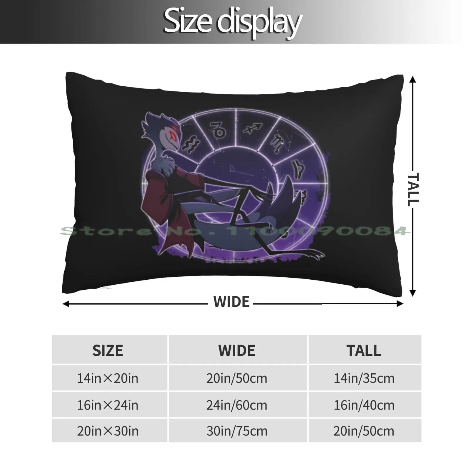 Stellar Stolas Pillow Case 20x30 50*75 Sofa Bedroom Helluva Loona Helluva Loona Helluva Loona Helluva Loona Helluva Loona