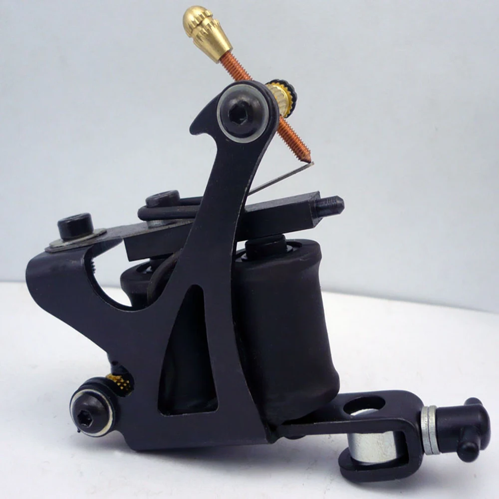 Chrome Tattoo Machine For Beginner Tattoo Apprentice Machine 10 Warps Coil Guns for Liner and Shader Free Shipping