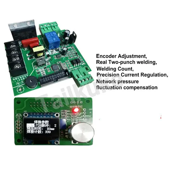 

Spot Welding Machine Controller ZY10B_E SCR Spot Welding Machine Control Board Precision Adjustment LCD Display Encoder