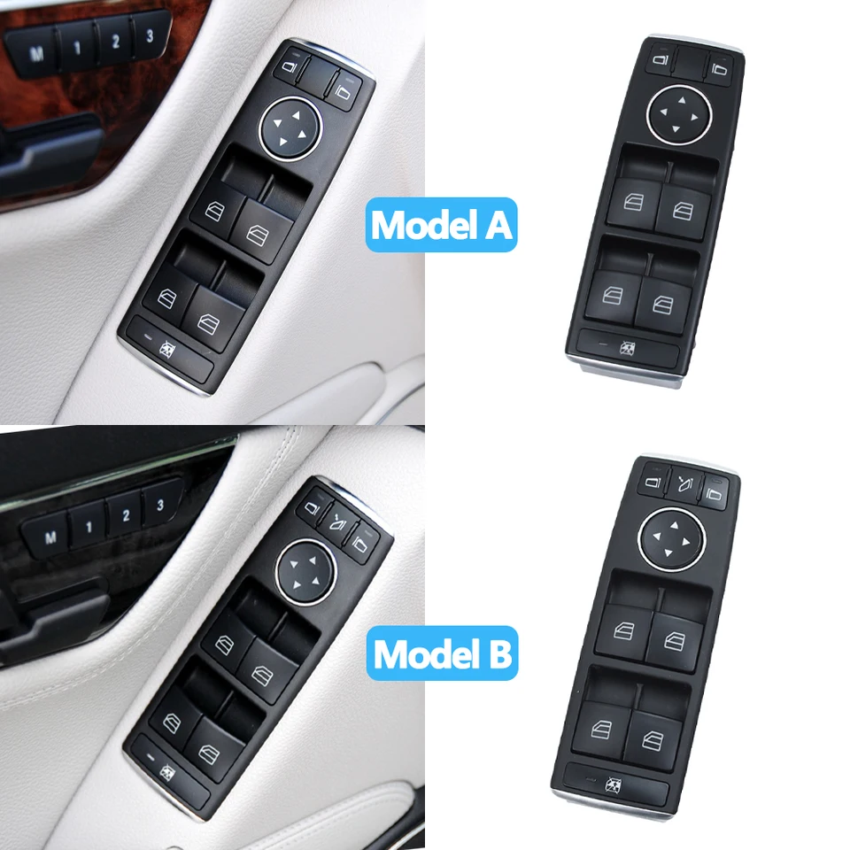 Interruttore Alzacristallo EMSea A2049058102 Per Mercedes Classe C W204 E Classe E W212 - Lato Passeggero