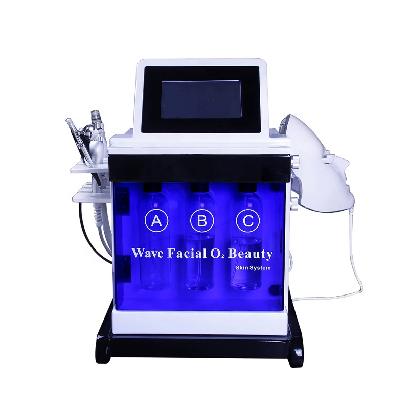 Hydro Water Dermabrasion Machine Diamond Microdermabrasion Oxygen Small Bubble Device Skin Deep Clean With PDT Mask