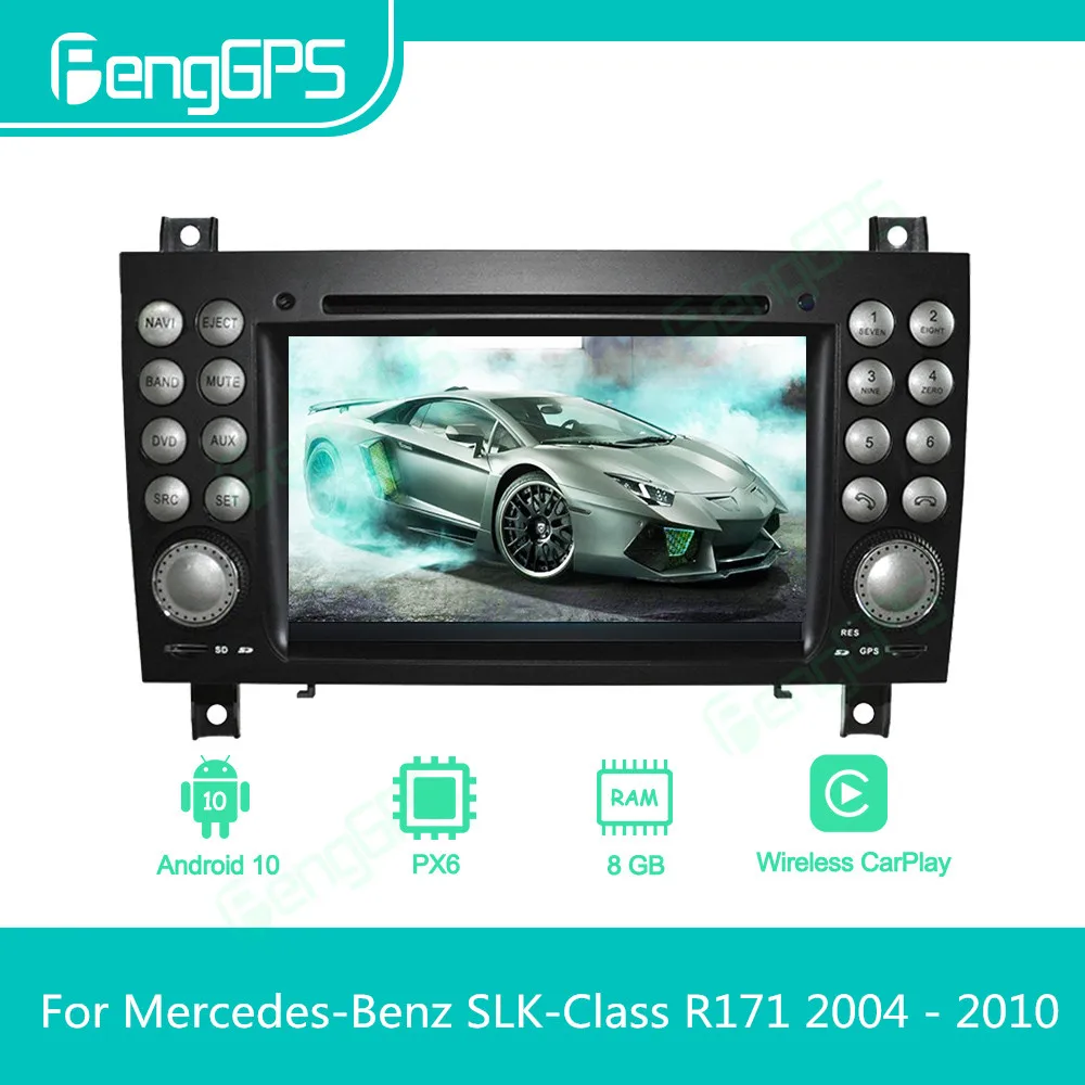 Car Multimedia Player Android Car Radio For Mercedes-Benz SLK-Class R171 2004 - 2010 Autoradio Stereo GPS Navi Screen DVD Head