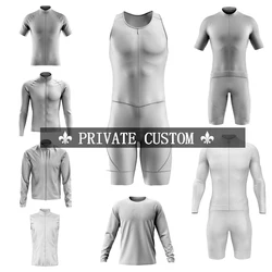 Customized Bike Cycling Jersey for Men, Triathlon Skating Suit, Skinsuit, Swim Run Jumpsuit, Custom Made, Summer, Winter