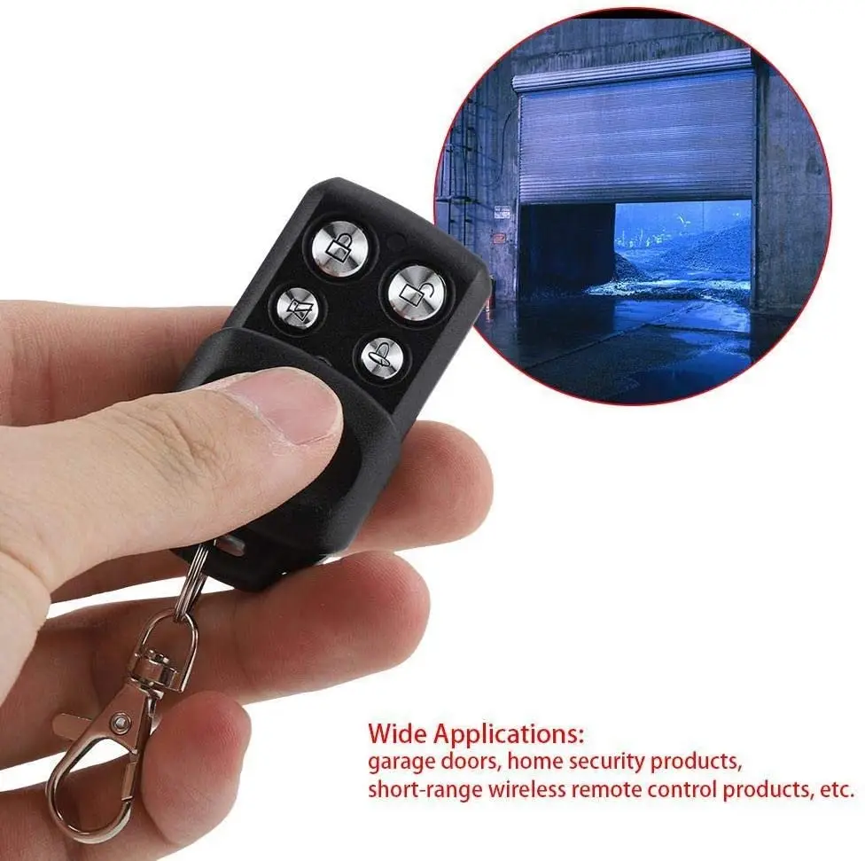 ERREKA Fixed Code 433MHz Garage Remote Control Transmitter Compatible Model LUNA 2 3 RESON 1 2 Remote Door Controller New