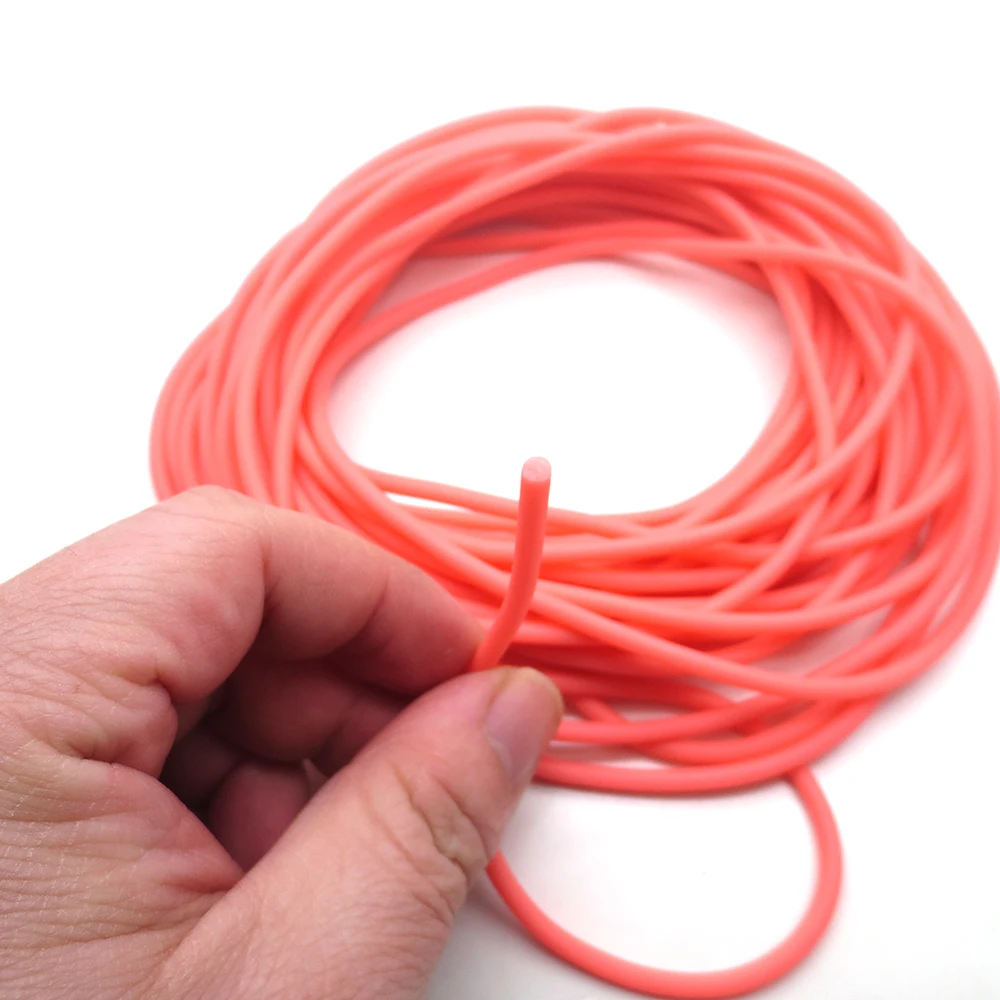 Solid Elastic Rubber Line Fishing Rope Band Strapping Fishing Line Elastic Rope Tied Line Fishing Line Pesca Fishing Accessories