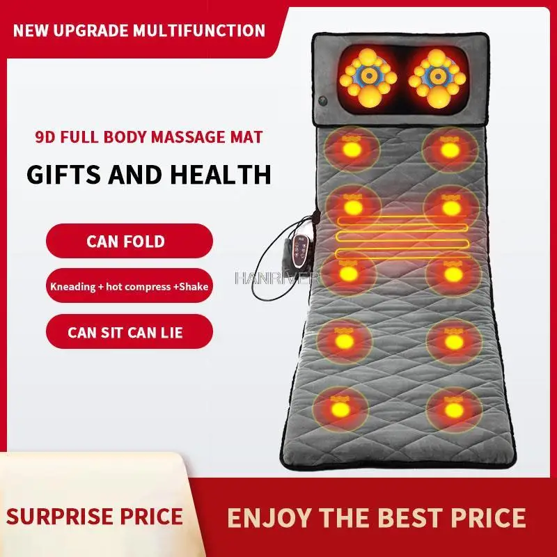 

Cervical vertebra massager neck shoulder waist back electric massager multi-function whole body massage chair cushion mattress