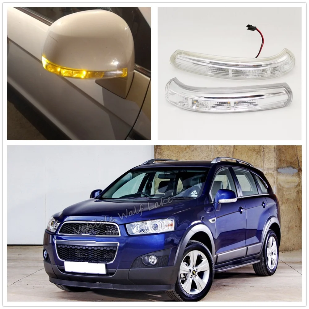 

For Chevrolet Captiva 2012 2013 2014 2015 2016 2017 2018 2019 Car-Stying Rear Mirror LED Turn Signal Indicator Light Lamp LHD