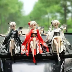 Car Decoration Anime Kimono Kasugano Sora Sword Action Figures Model Auto Dashboard Ornaments Interior Accessories Toys Gifts