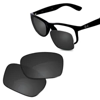 Lentes de repuesto polarizadas de nuevo rendimiento Glintbay para gafas de sol Ray-Ban RB4202-55 Andy, varios colores
