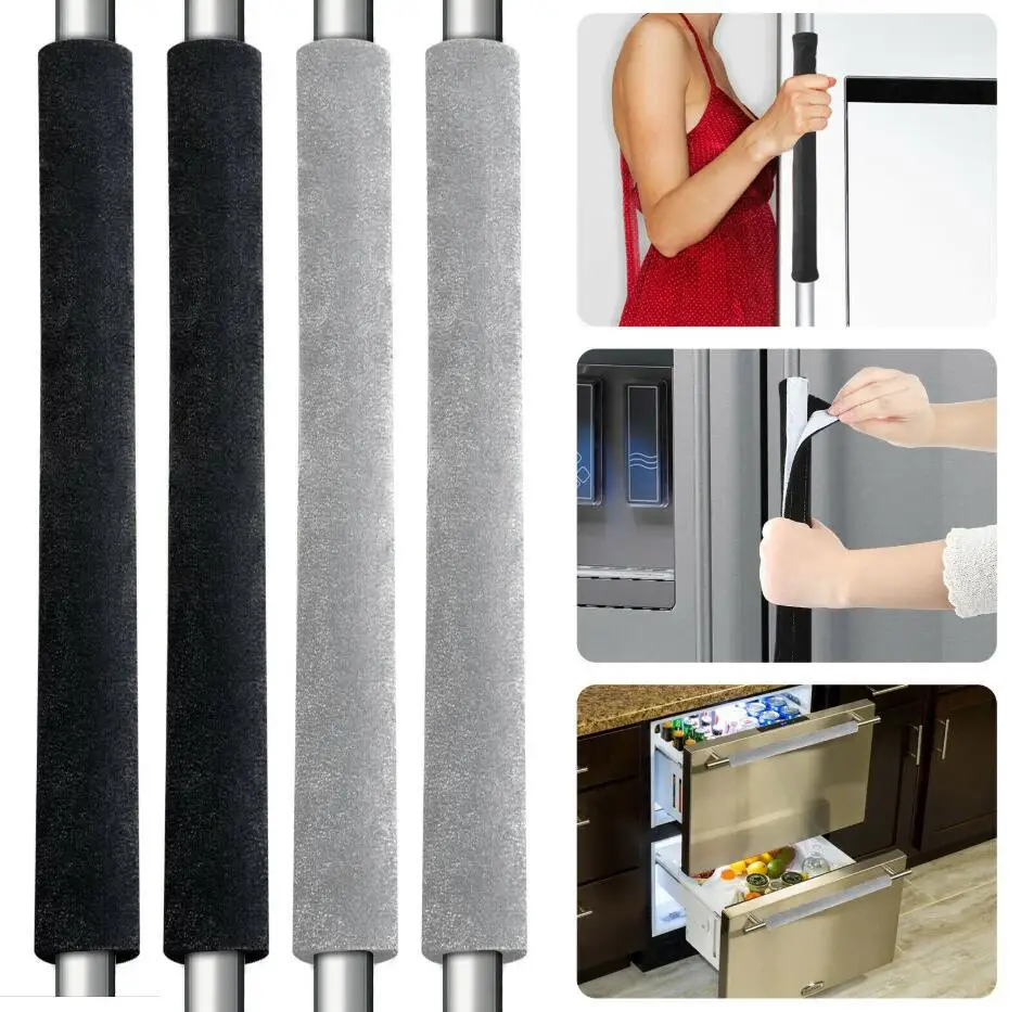 

2pc/set Refrigerator Door Handle Cover Oil-proof Antiskid Protector Gloves Kitchen Appliance Fridge Oven Handle Home Accessories