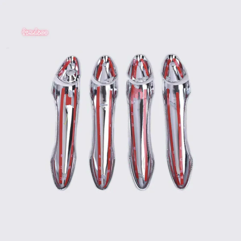 FUNDUOO For Kia K3 / Kia Cerato 2012 2013 2014 2015 2016 2017 New Chrome Door Handle Cover Trim Sticker Car Styling Accessories