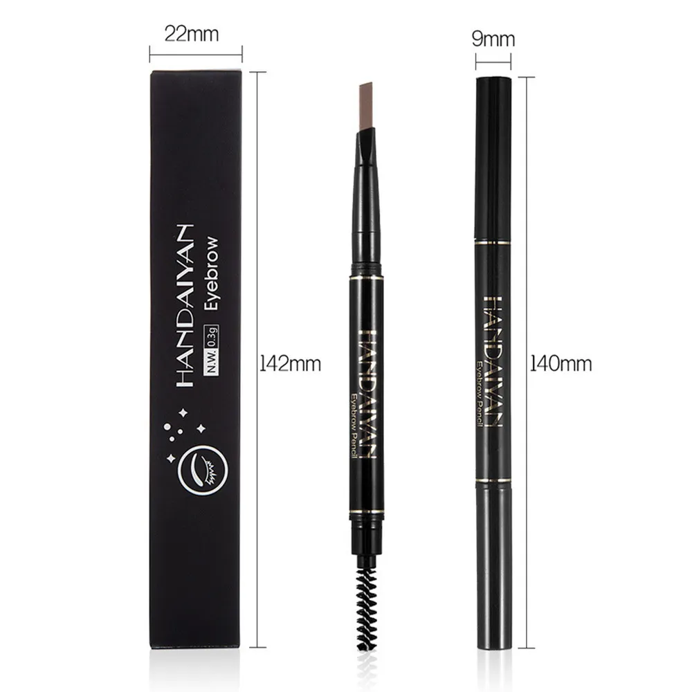 HANDAIYAN Waterproof Eye Brow Cosmetic Natural Long Lasting Women Eye Beauty Make Up Tool Eyebrow Pencil & Brush Maquiagem