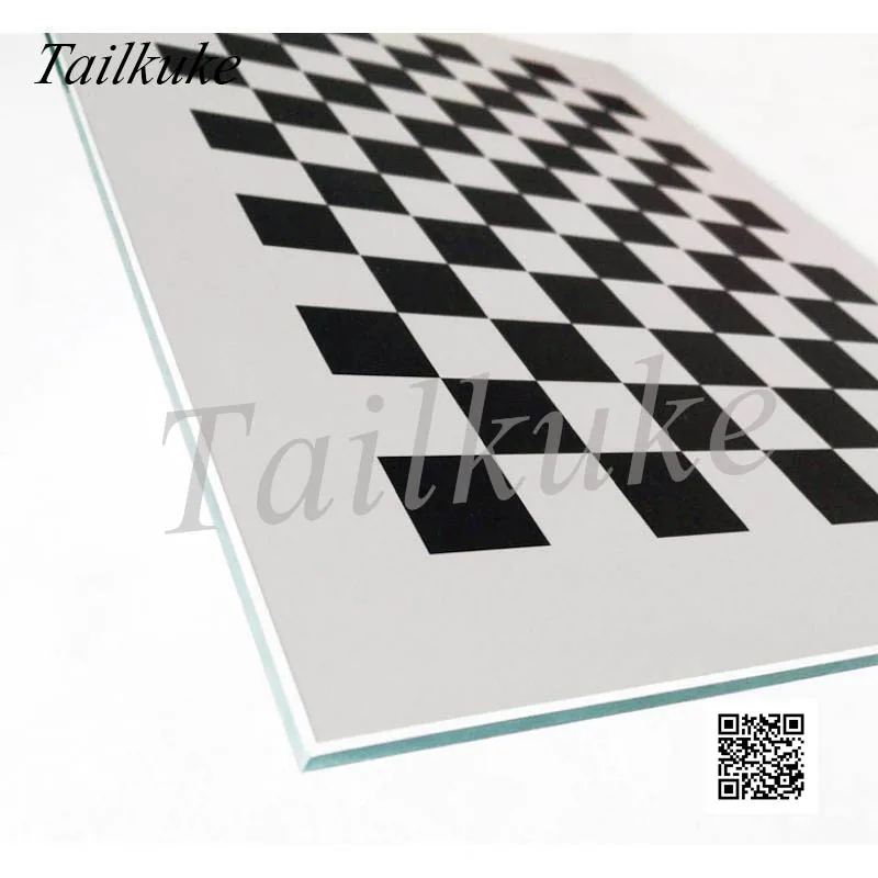 Checkerboard Alumina Calibration Plate Diffuse Reflection Opacity Square  Array 12*9mm Check Visual Optical Correction Board