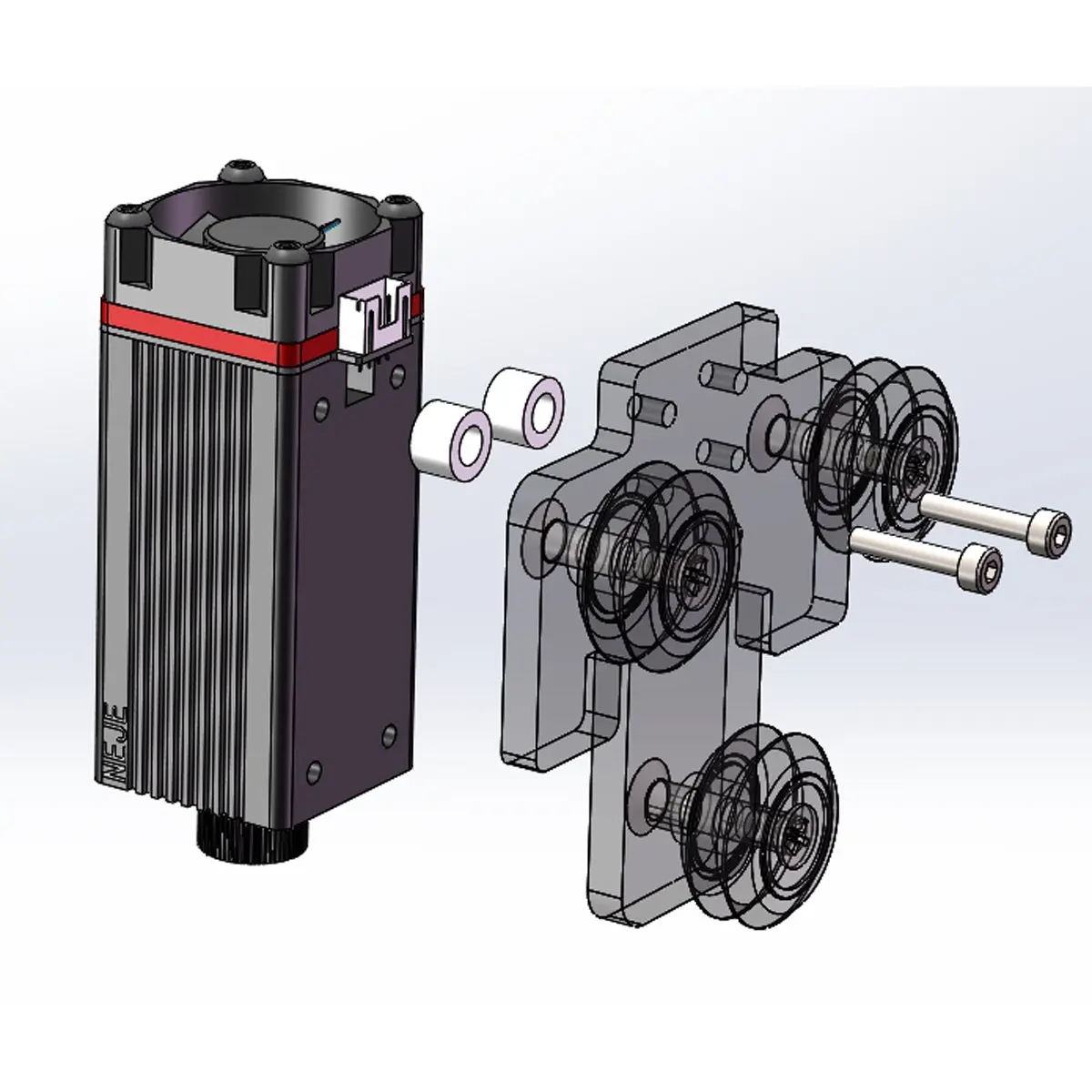 NEJE N30820 Modul Laser CNC Mesin Laser Pengukir Pemotong Modul Pemotongan DIY Tag Anjing Pengukir Kayu LOGO Anjing