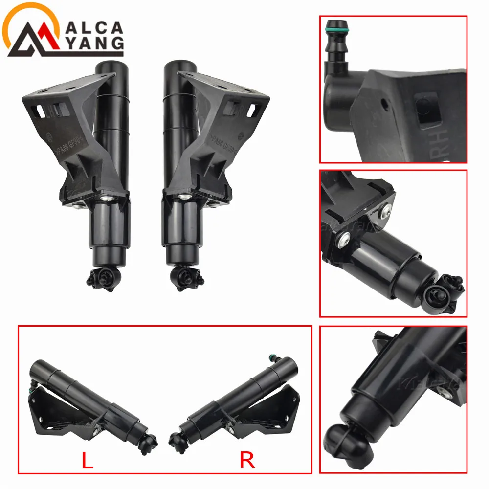 Left Right For Mercedes W164 ML550 ML350 2006-2012 Headlight Washer Nozzle Cylinder A1648600547 A1648600647