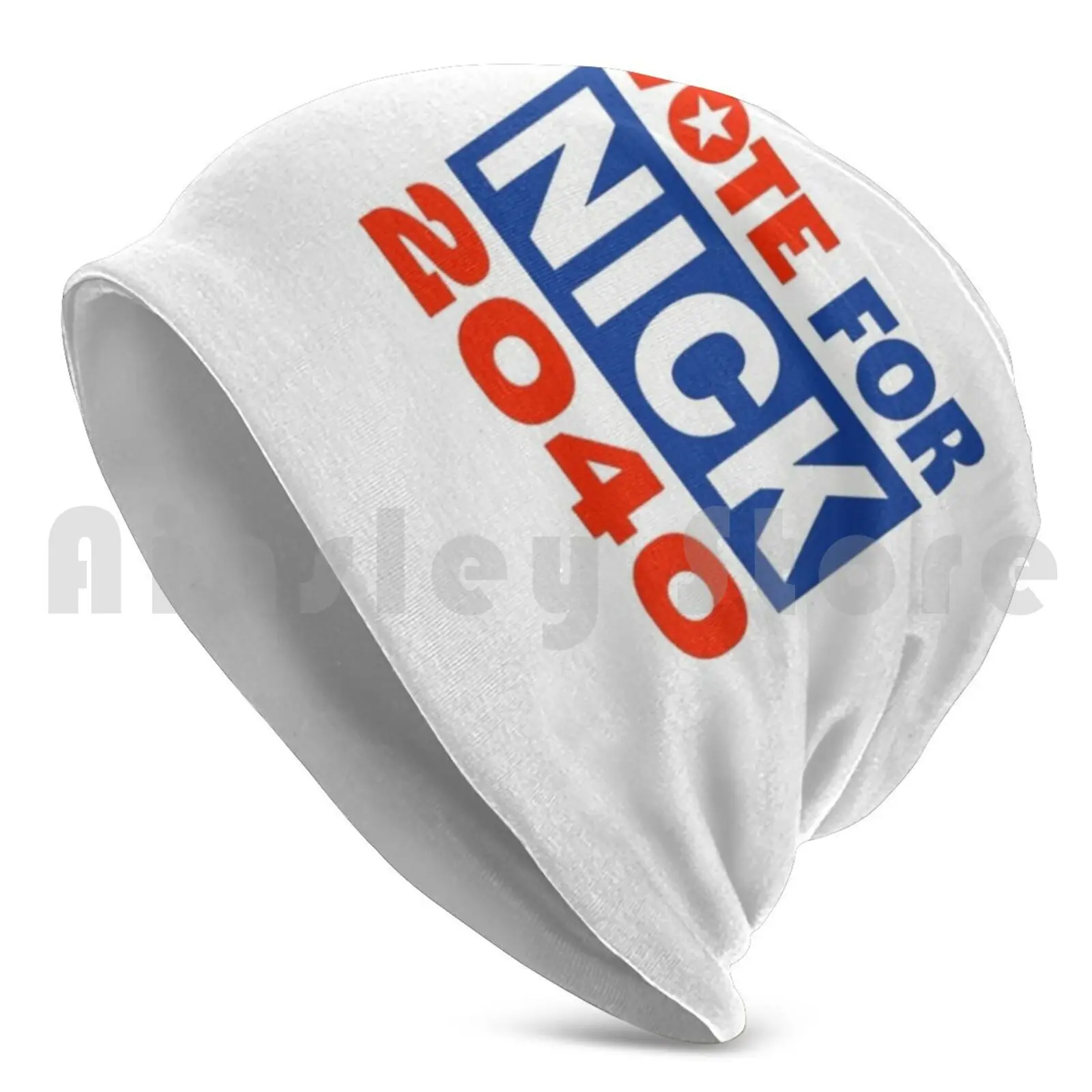 Vote For Nick 2040 Beanies Knit Hat Hip Hop Jonas Joe Jonas Joe Jonas Kevin Jonas