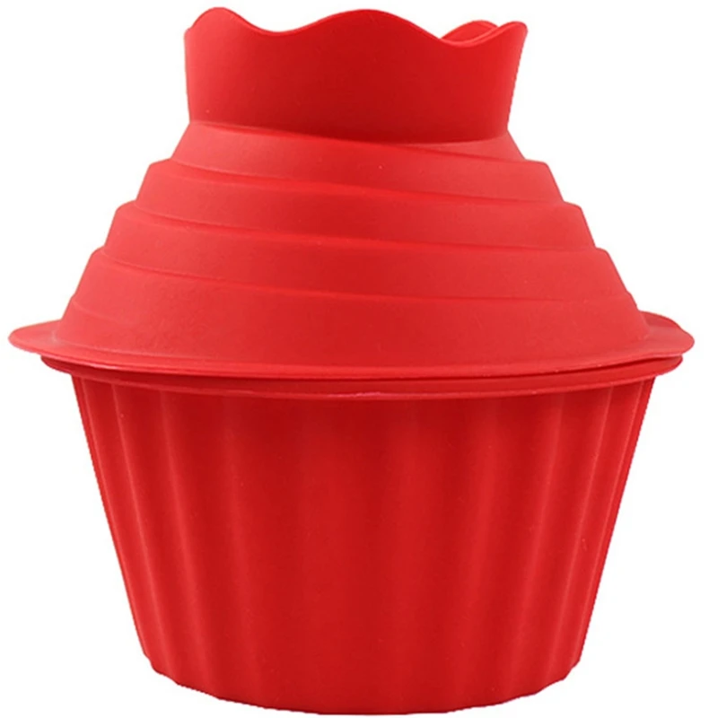 High Quality Silicone Giant Cupcake Mold,3 PCS Big Top Cupcake Silicone Mould,Heat Resistant Bake tools Baking Maker K950