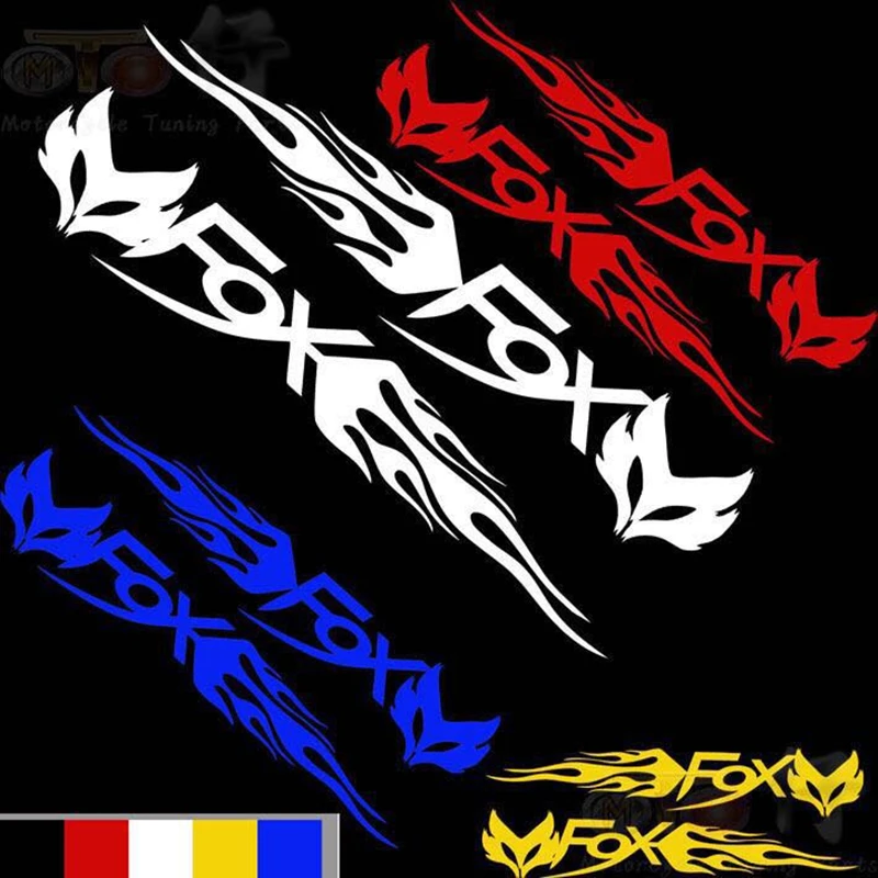 2pcs/set Motorcycle Refit Sticker Scooter Sticker Personality  Decorative Reflective Decals for Suzuki Honda Benelli KTM